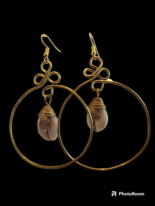 Gold Kanko Hoops