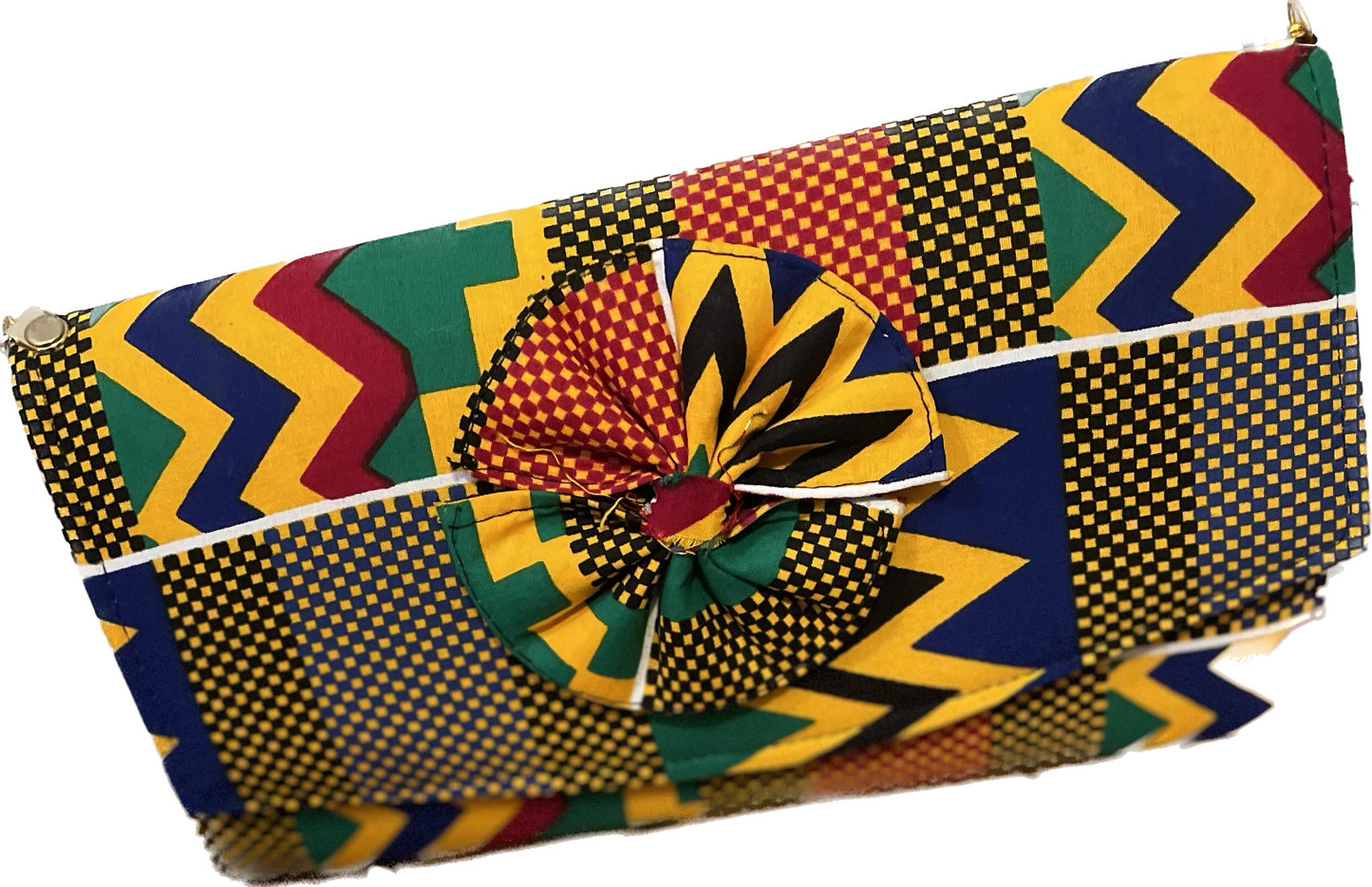 Adwoa Sima Bow Kente Clutch