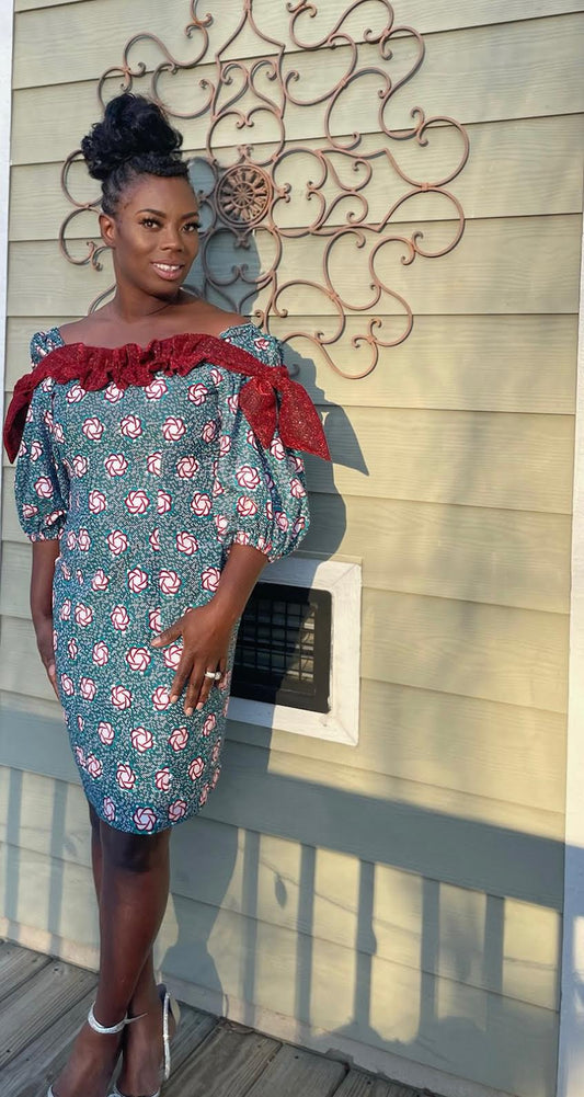Adwoa Ankara Dress