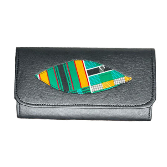 Leather Trifold Clutch