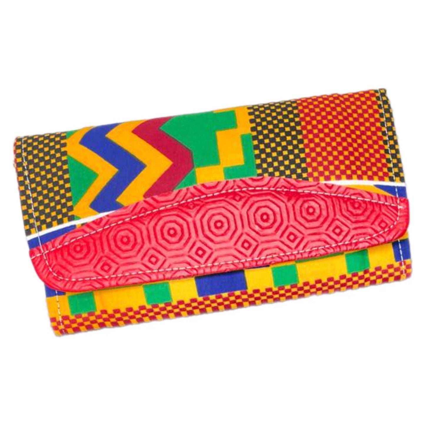 Leather Trifold Clutch
